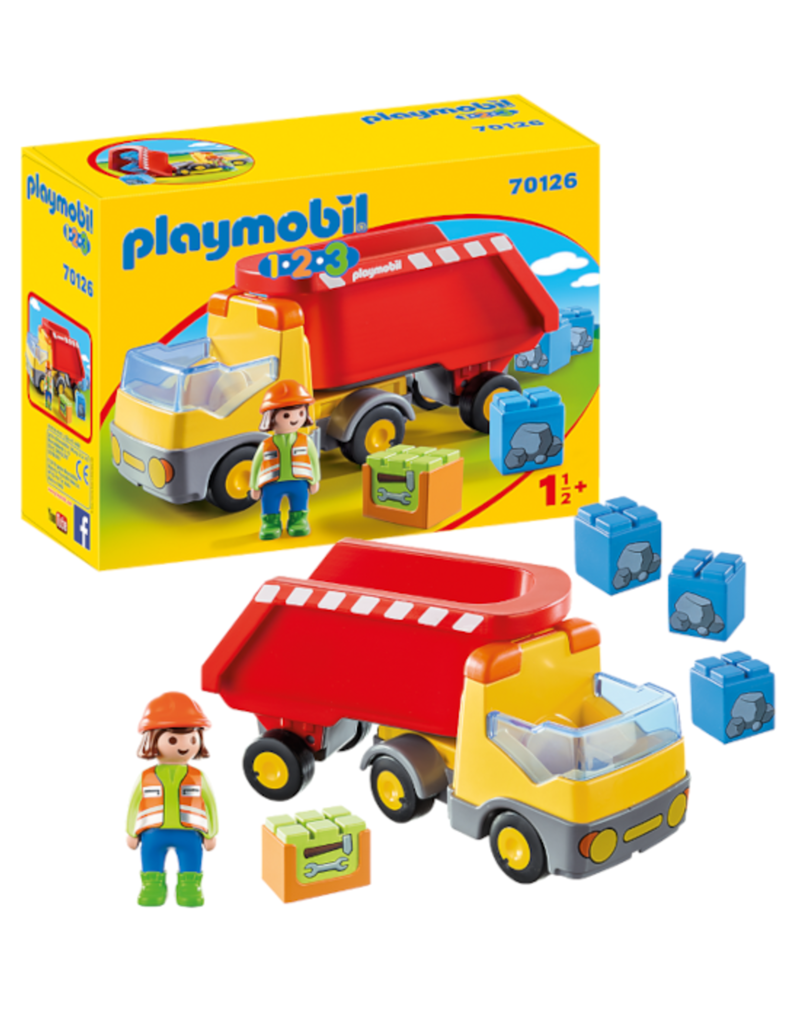 Playmobil Playmobil - 1.2.3. - 70126 - Dump Truck