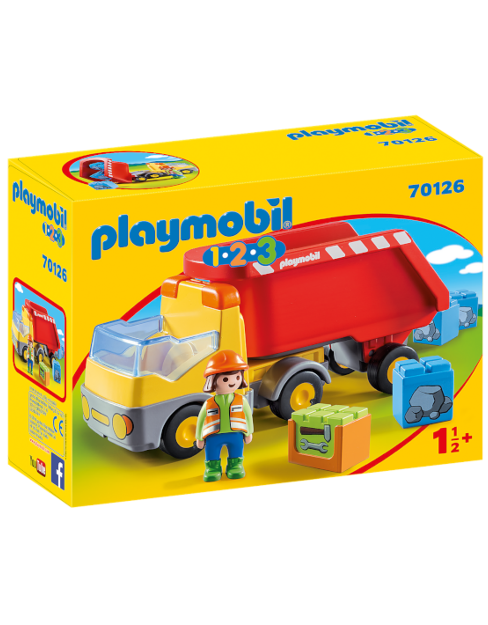 Playmobil - 1.2.3. - 70126 - Dump Truck