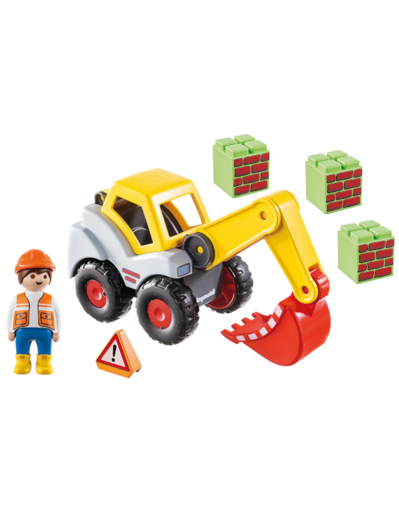 Playmobil - 1.2.3. - 70125 - Shovel Excavator