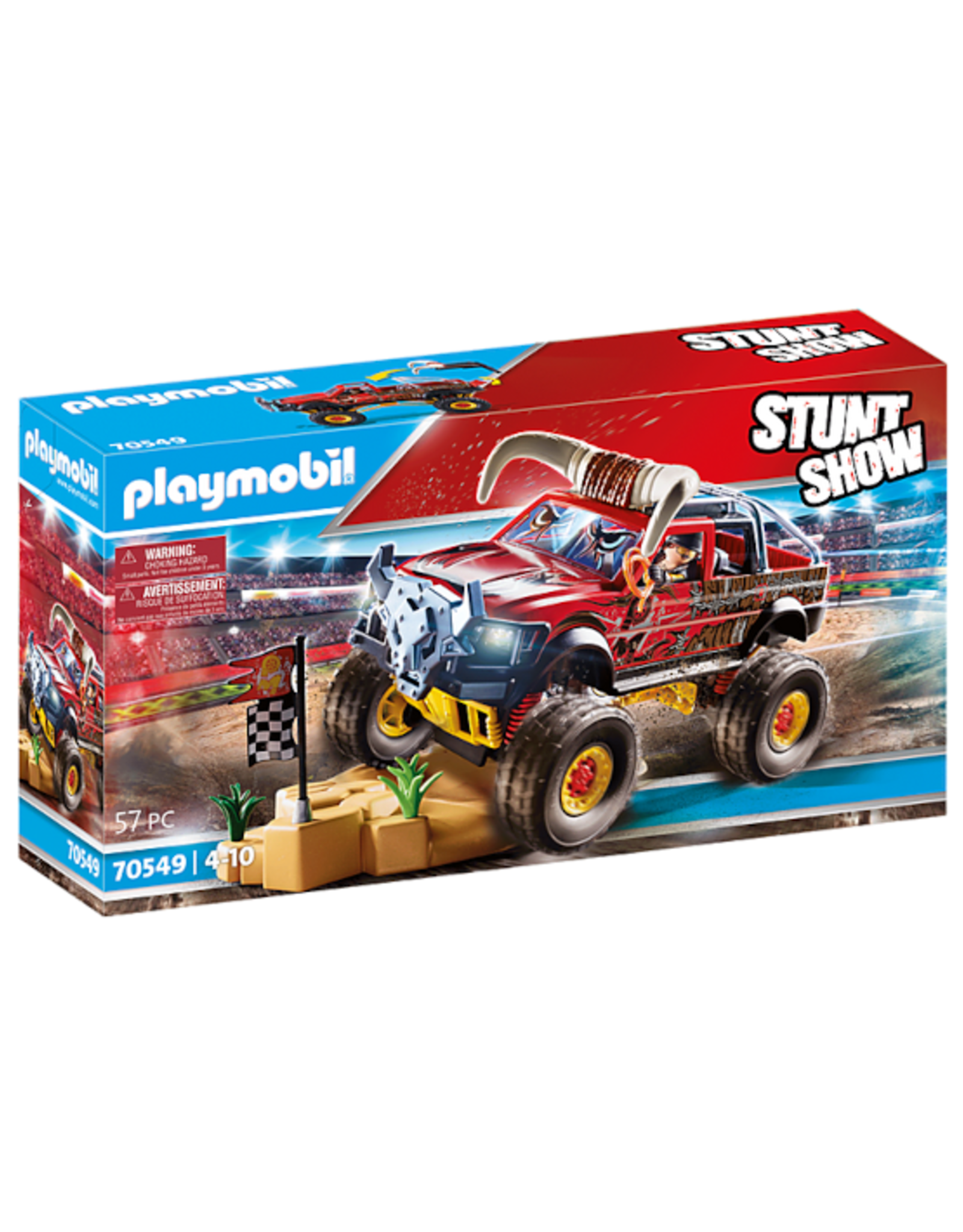 Playmobil Playmobil - City Action - 70549 - Stunt Show Bull Monster Truck