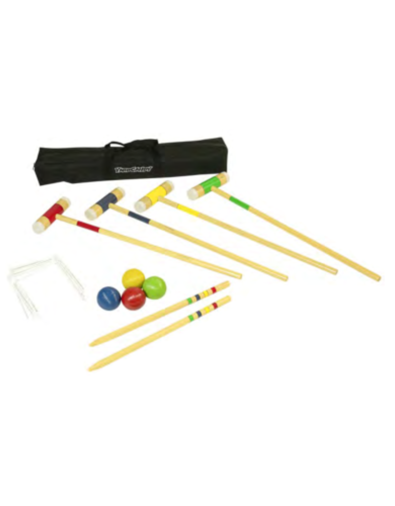 Yard Candy - Deluxe Wooden Croquet Set (4 Players)