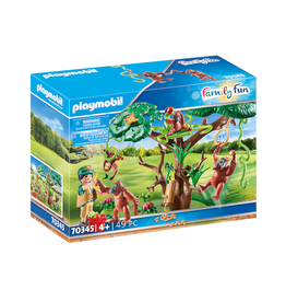 Playmobil Family Fun 70345 Orangutans with Tree