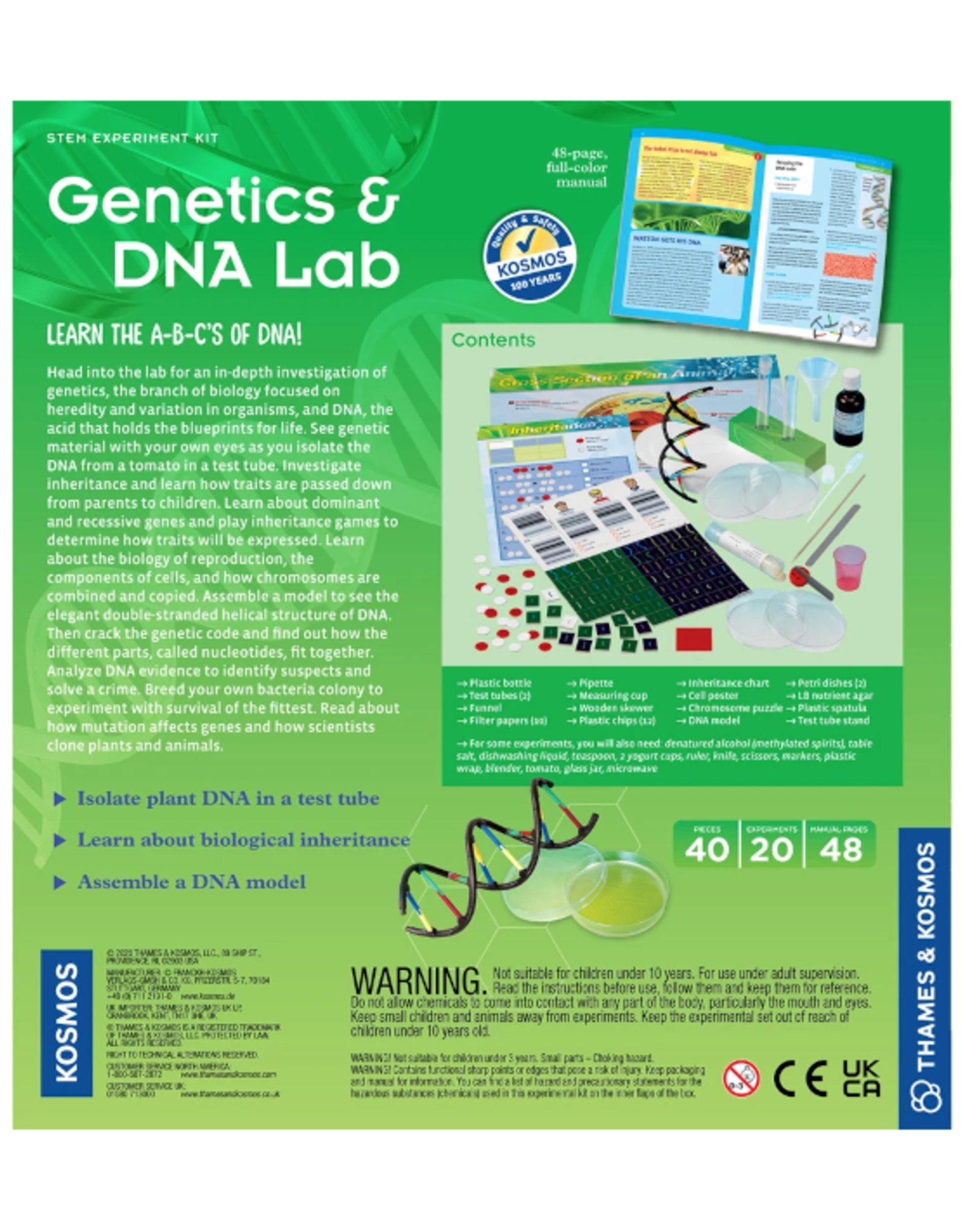 Thames & Kosmos Thames & Kosmos - Genetics & DNA Lab