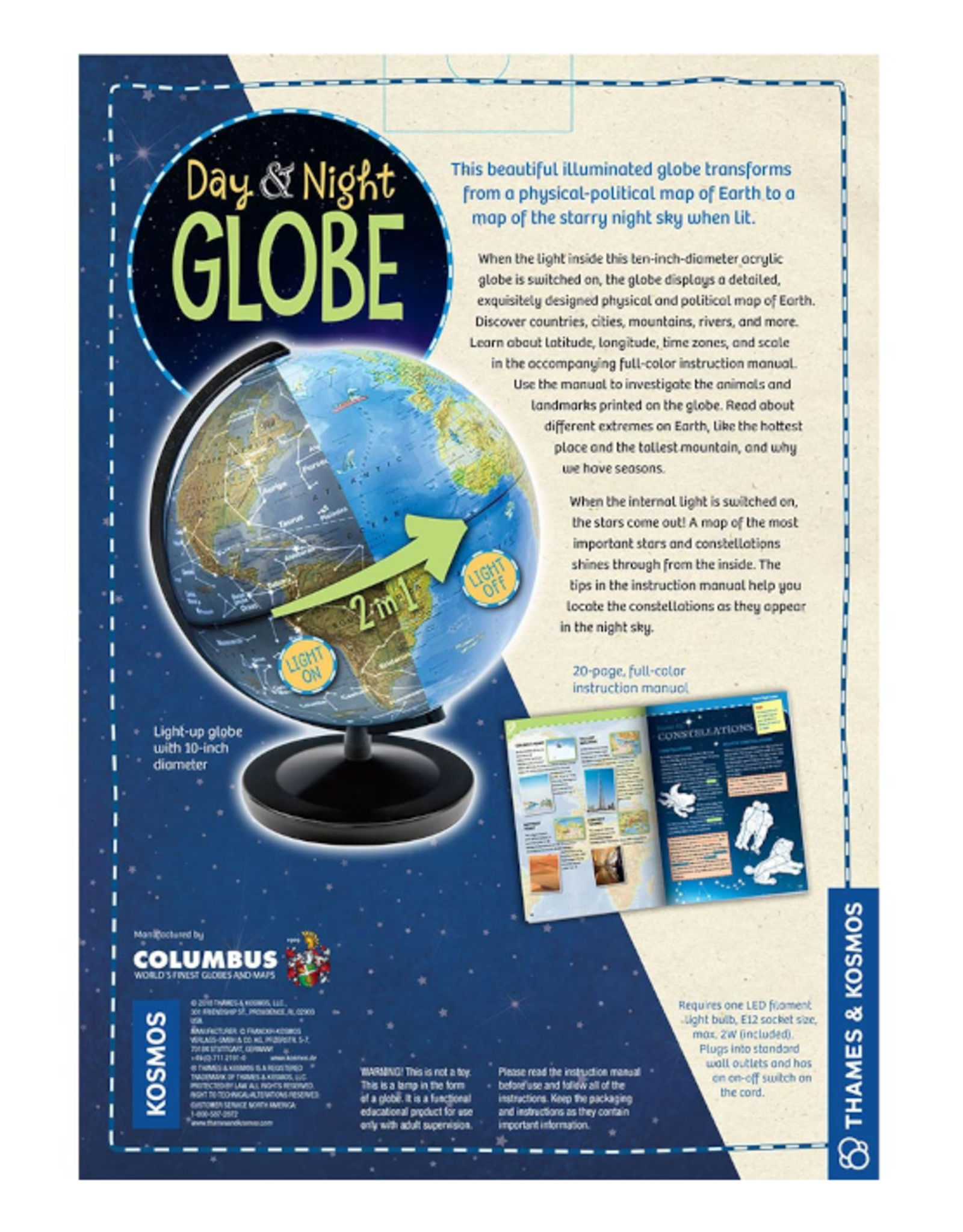 Thames & Kosmos Thames & Kosmos - Day & Night Globe