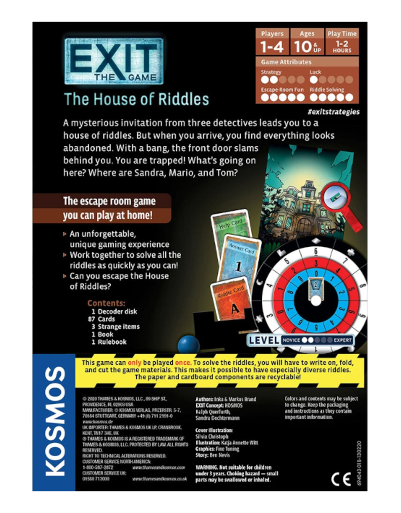 Thames & Kosmos Exit The Game - The House of Riddles