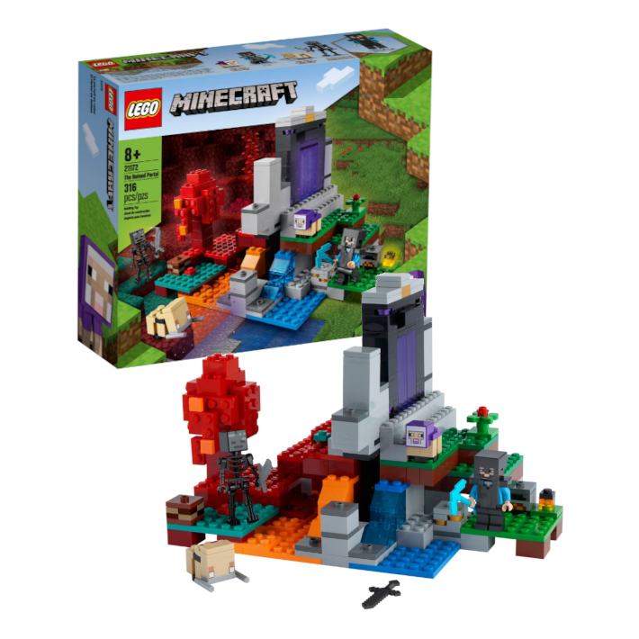 Buy Lego Minecraft 21172 The Ruined Portal at ToymastersMB.ca ...