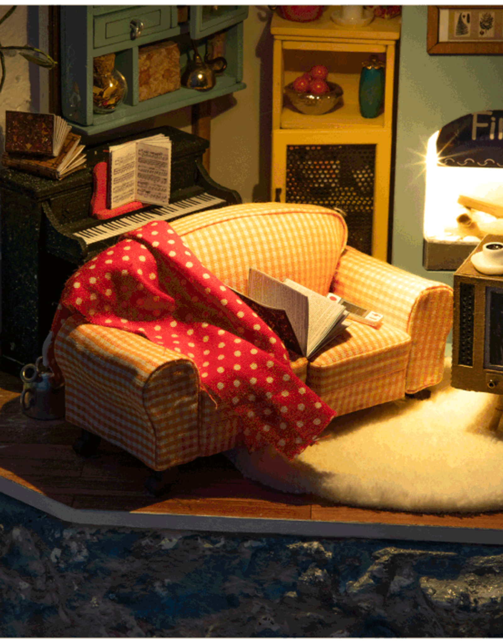 Hands Craft Hands Craft - DIY Miniature Dollhouse - Joy's Living Room