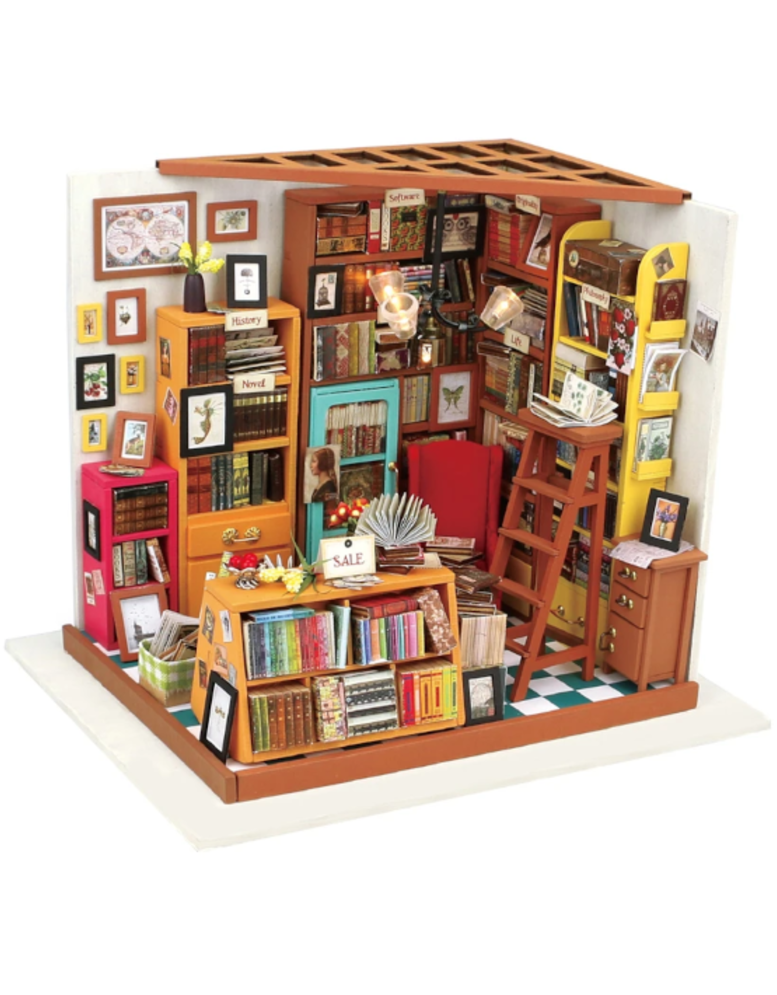Robotime Robotime - DIY Miniature Dollhouse - Sam's Study Room