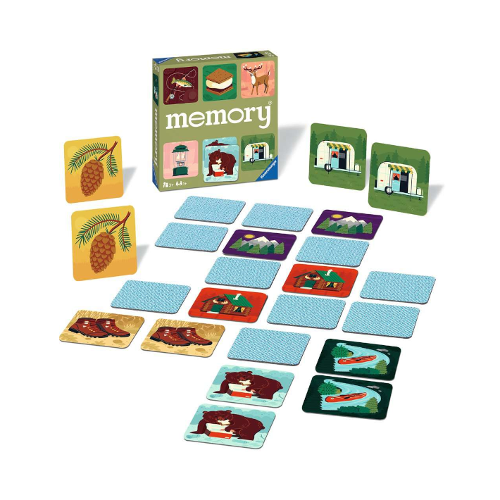 Ravensburger Memory 26630 2 – 72 Cartes (36 Paires) – Jeu D'observation – Dès 4 Ans – Pour 2 à 8 Joueurs