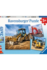 Ravensburger Ravensburger - 5+ - 3 x 49 - Diggers at Work