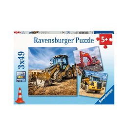 Ravensburger Diggers at Work (49pcs x 3 Puzzles)