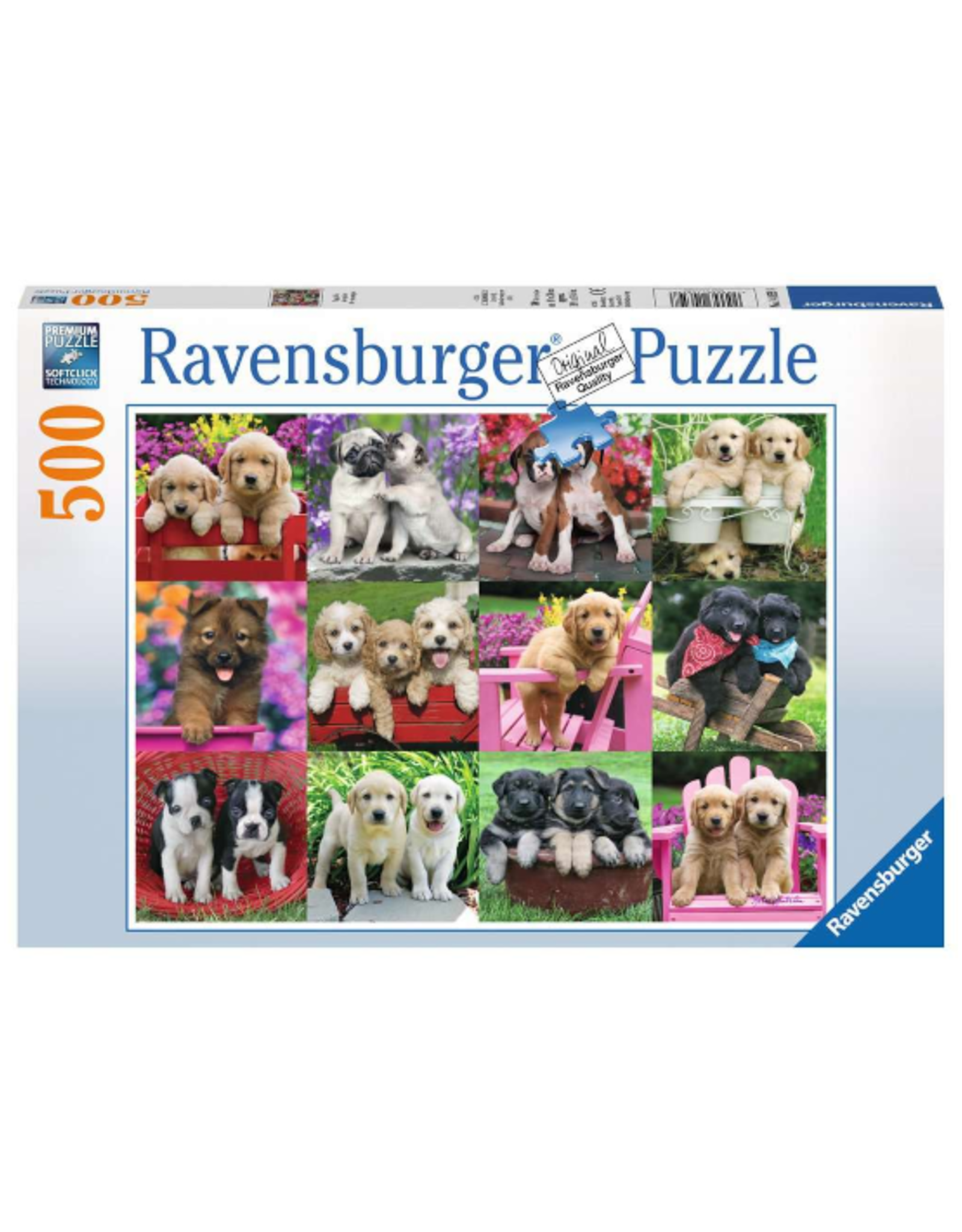Ravensburger Ravensburger - 500 pcs - Puppy Pals