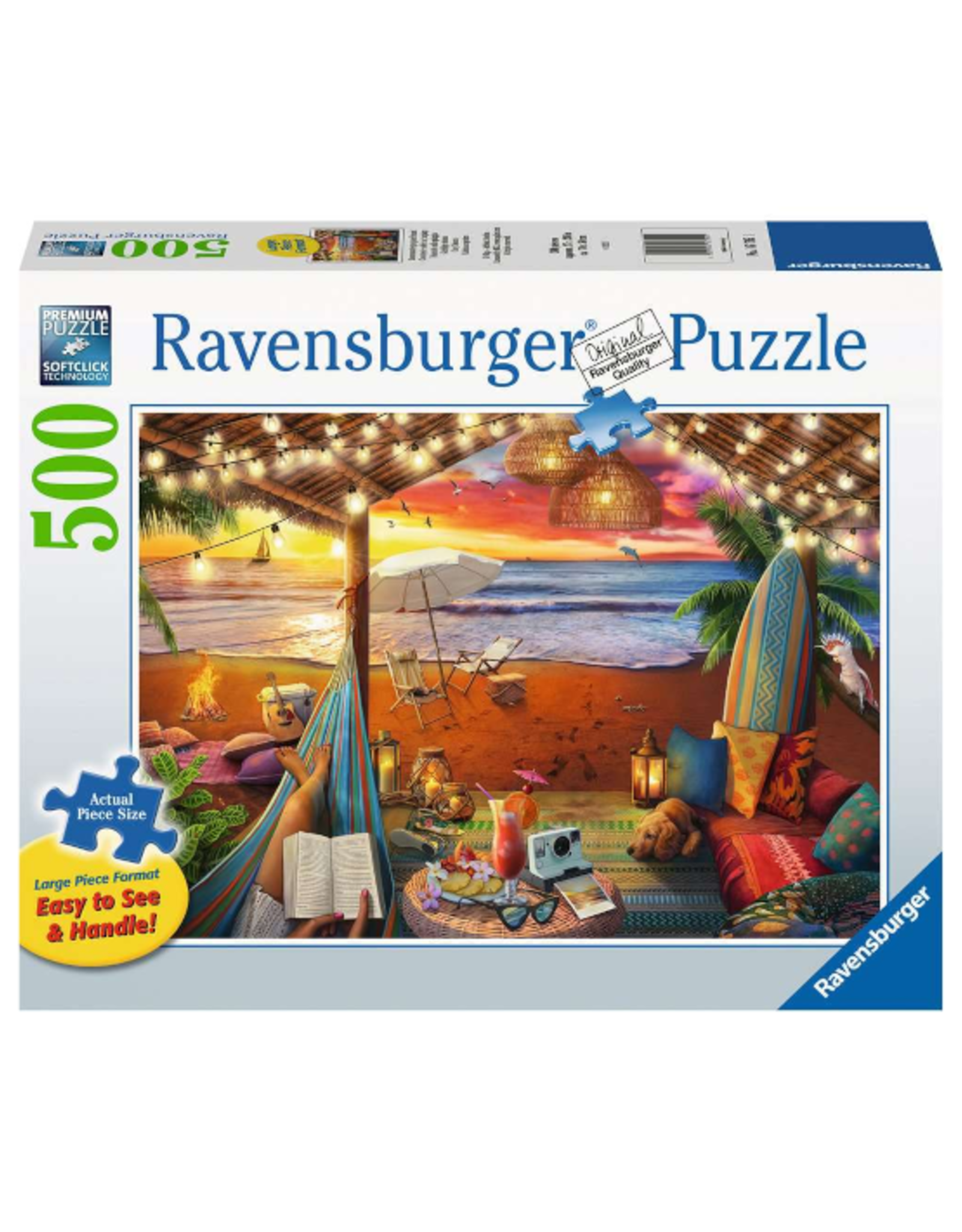 Ravensburger Ravensburger - 500pcs - Large Format - Cozy Cabana