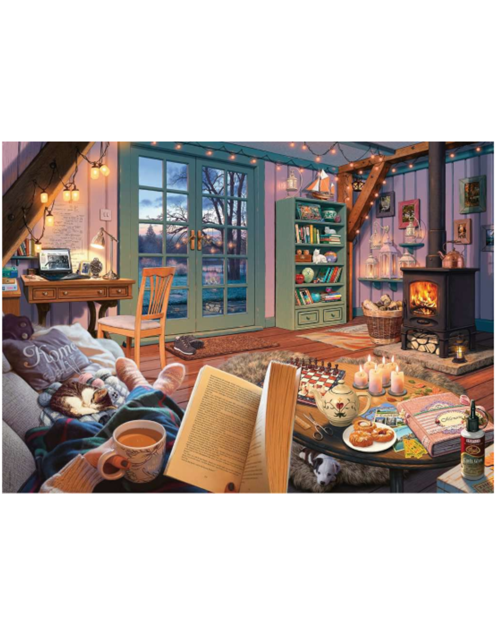 Ravensburger Ravensburger - 500pcs - Large Format - Cozy Retreat