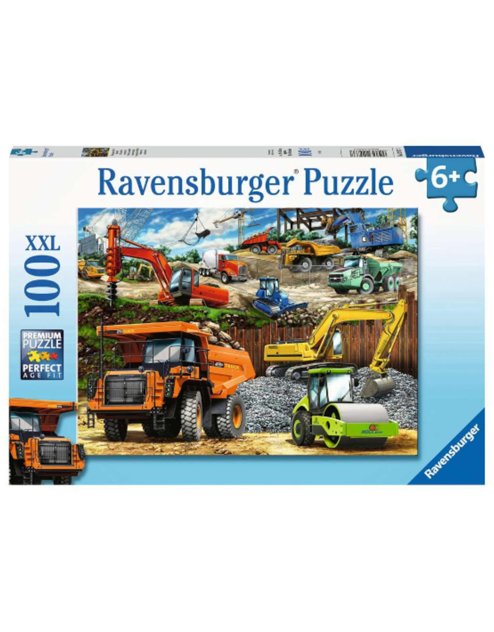 Ravensburger Ravensburger - 6+ - 100pcs - Construction Vehicles