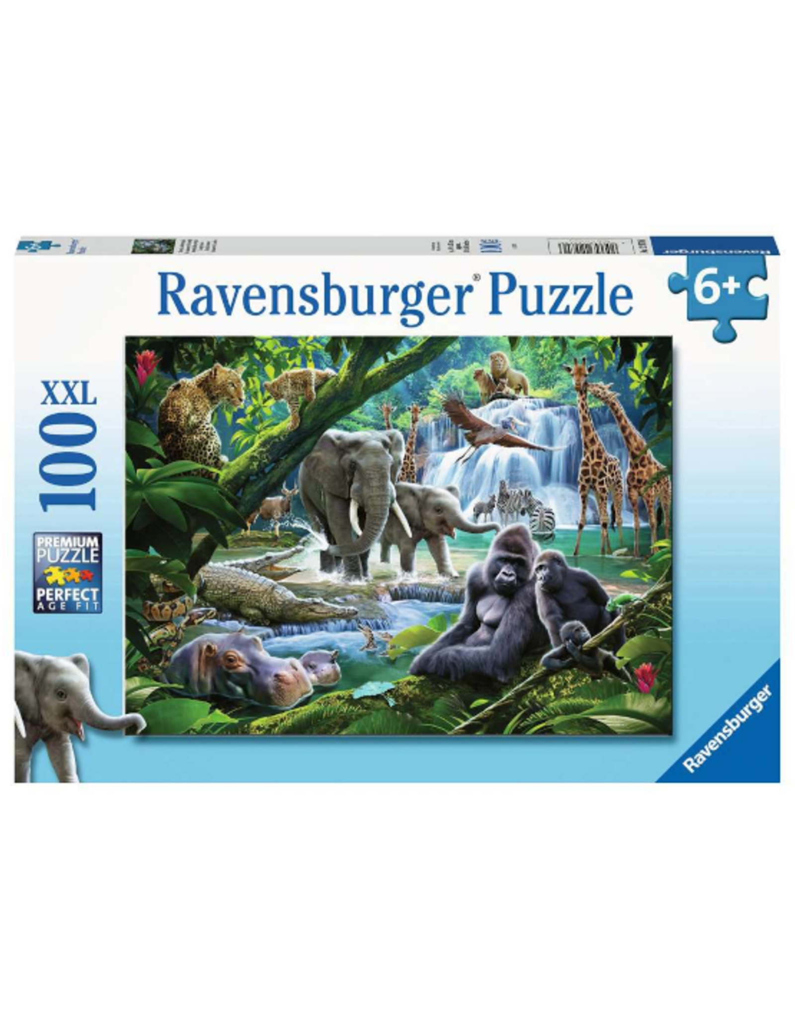 Ravensburger Ravensburger - 6+ - 100pcs - Jungle Animals (Jungle Families)