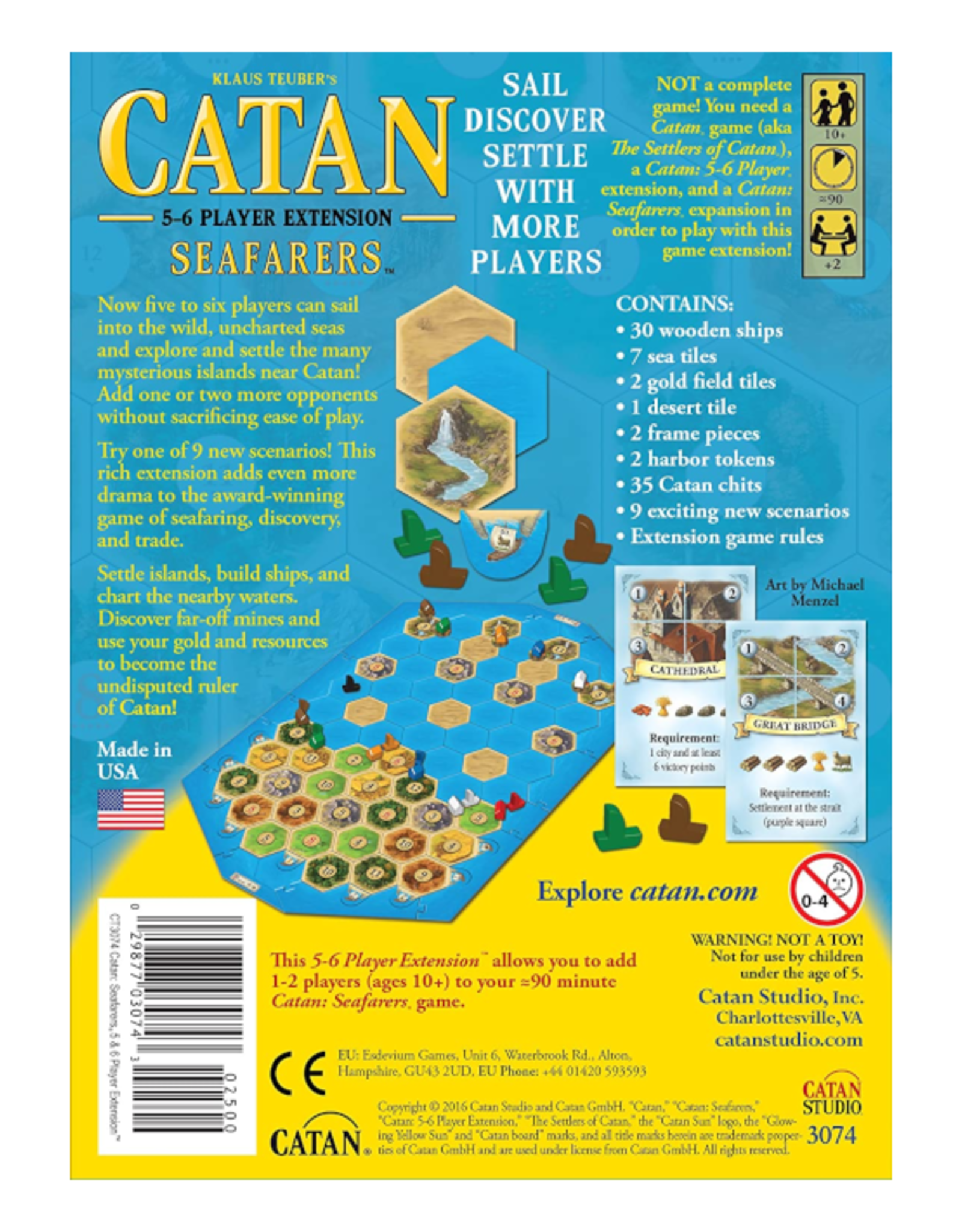 Catan Studios Catan - Seafarers - 5-6 Player Extension