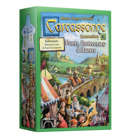 Z-man Games Carcassonne: Ponts, Fortresses, and Bazars (French Language)