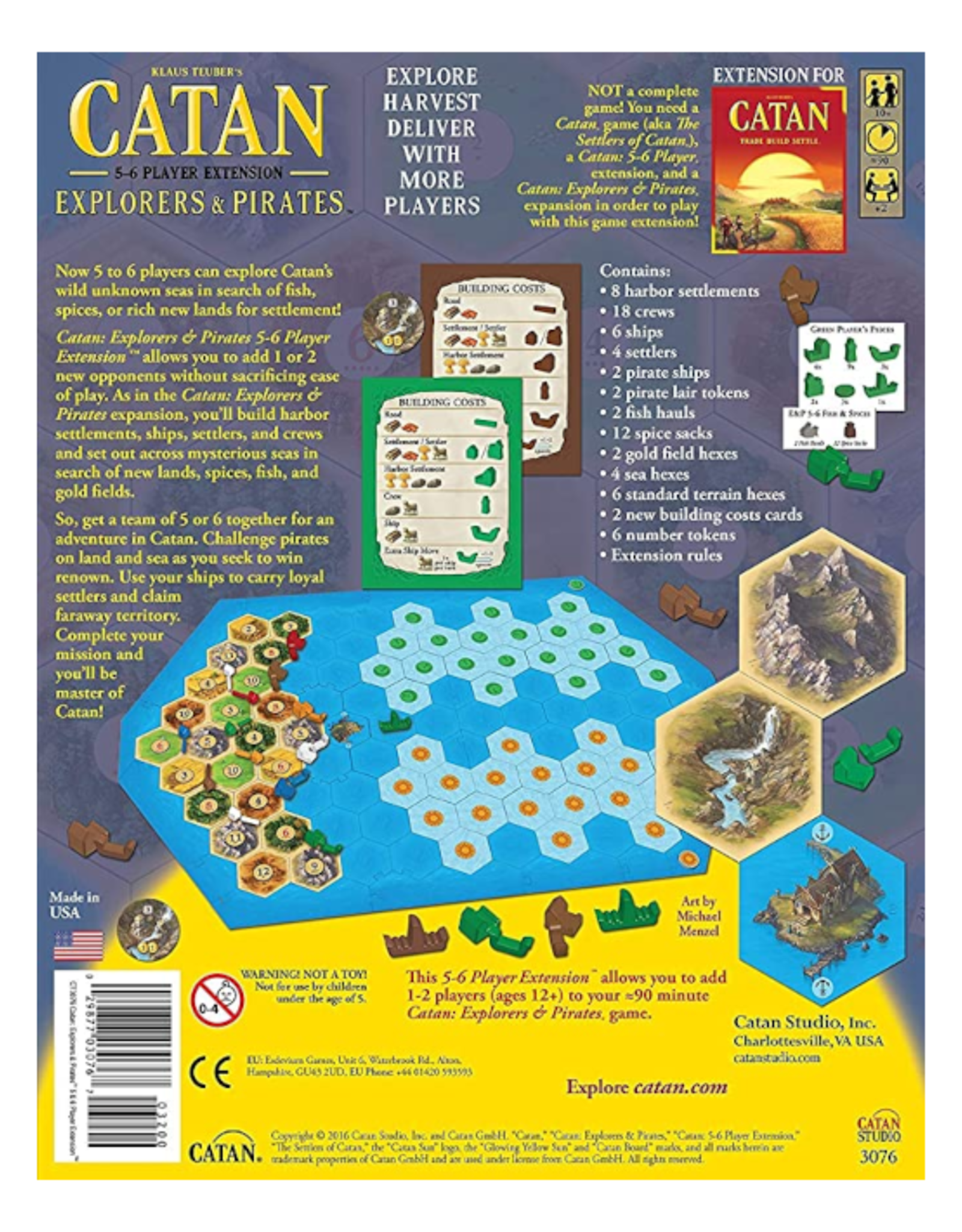 Catan Studios Catan - Explorers & Pirates - 5-6 Players Extension