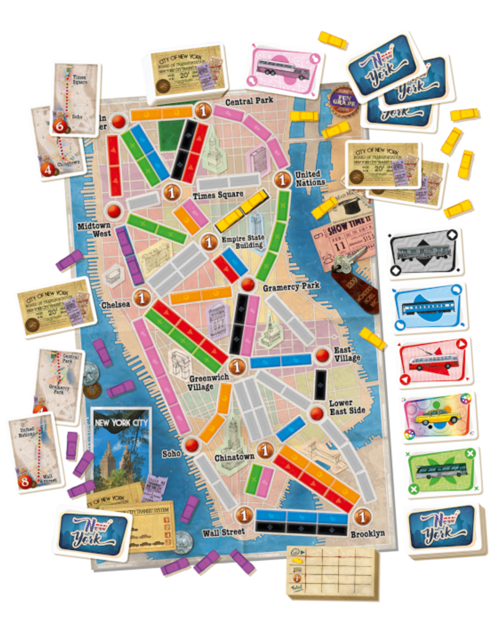 Days of Wonder Days of Wonder - Ticket to Ride Express: New York 1960