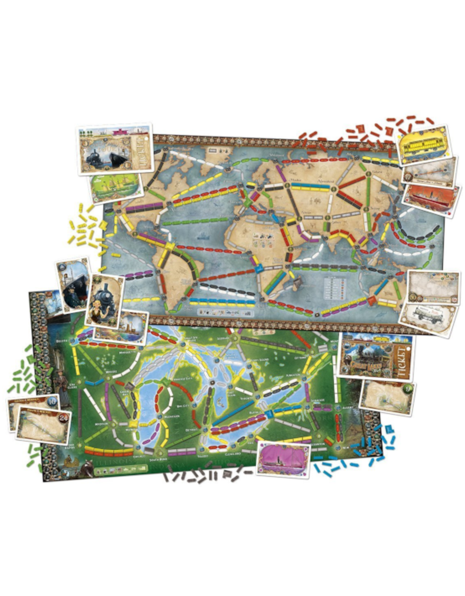 Days of Wonder Days of Wonder - Ticket to Ride - Rails and Sails