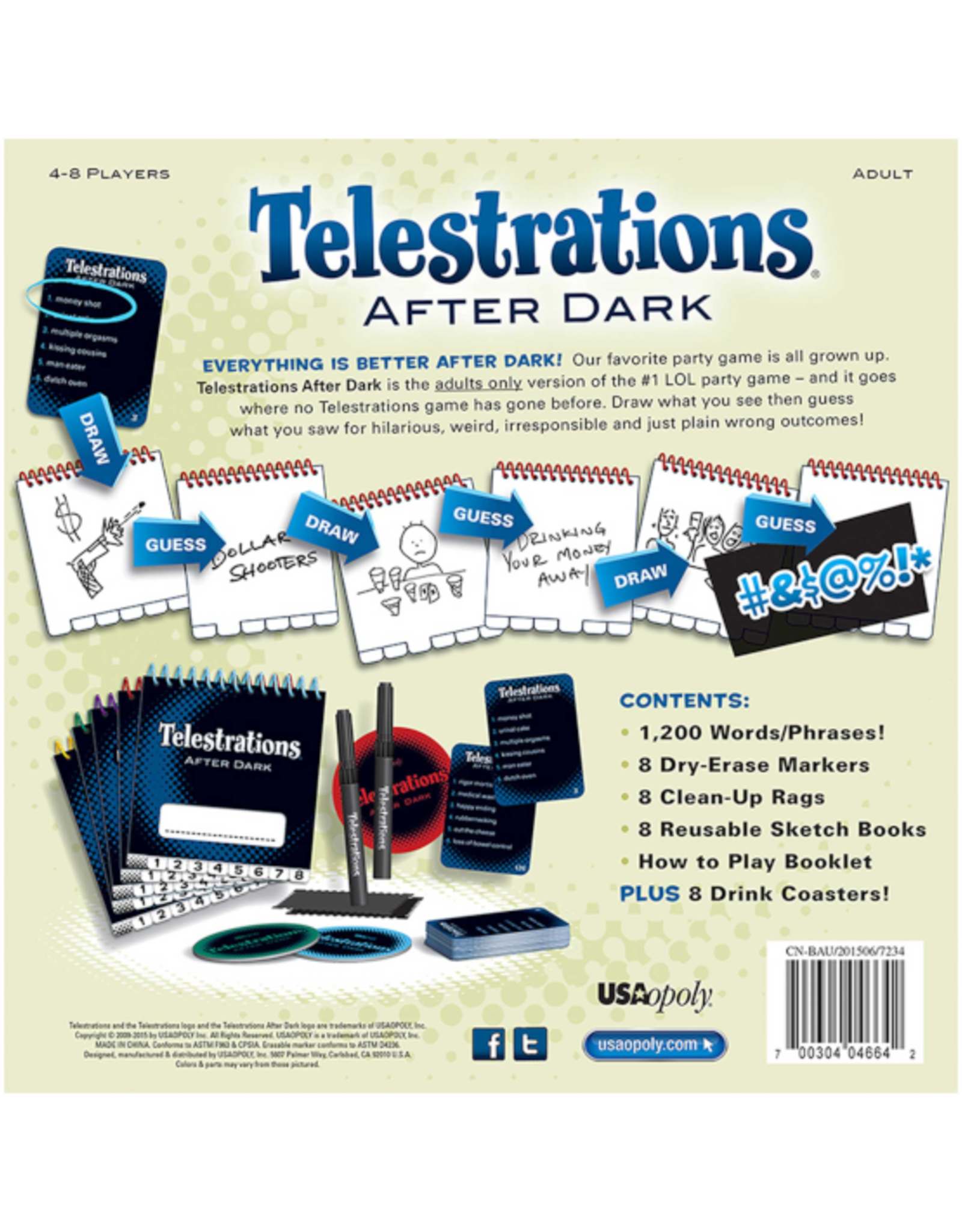USAopoly Telestrations - After Dark (17+, Adult)