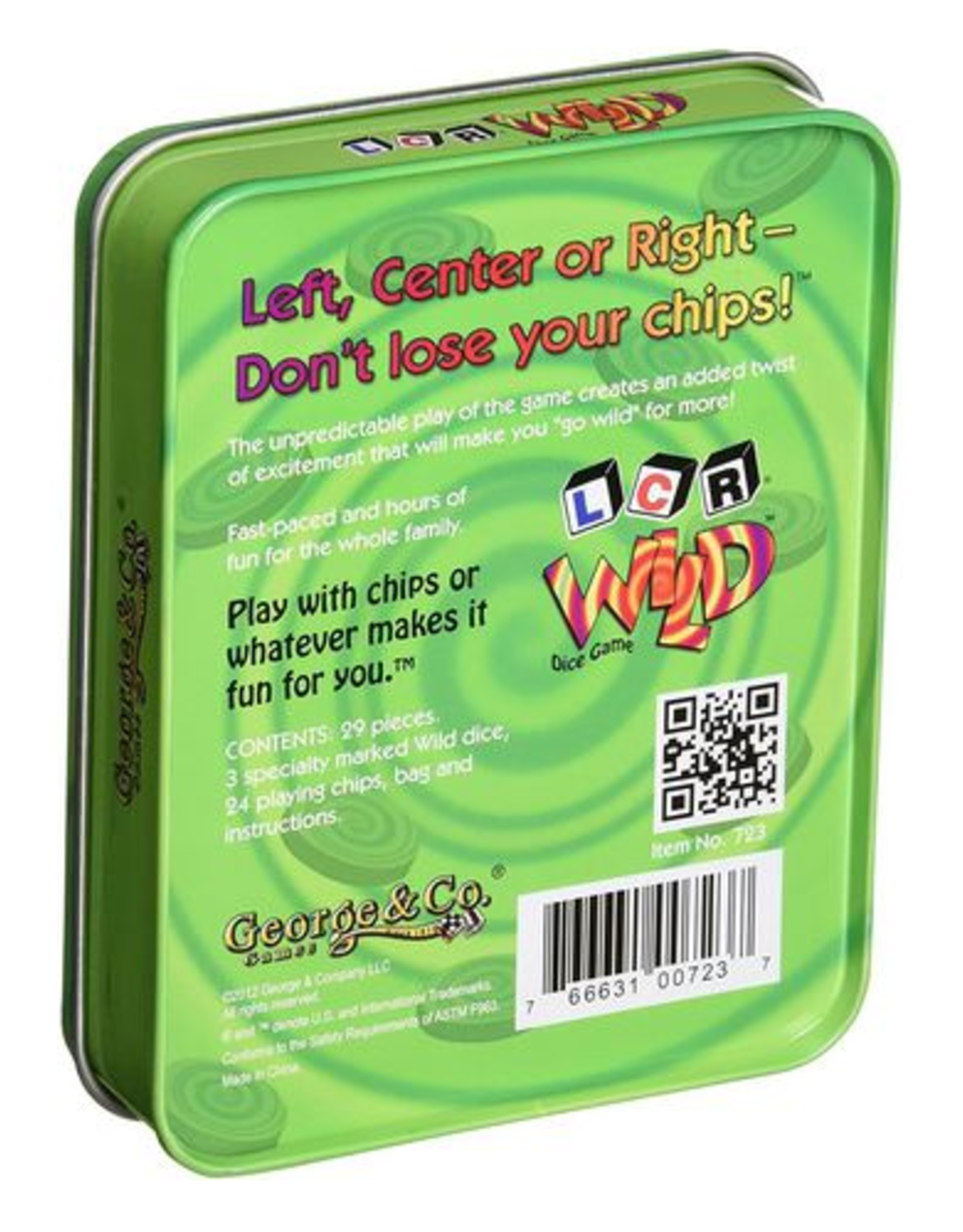 L.C.R - Left Centre Right Wild Card Game