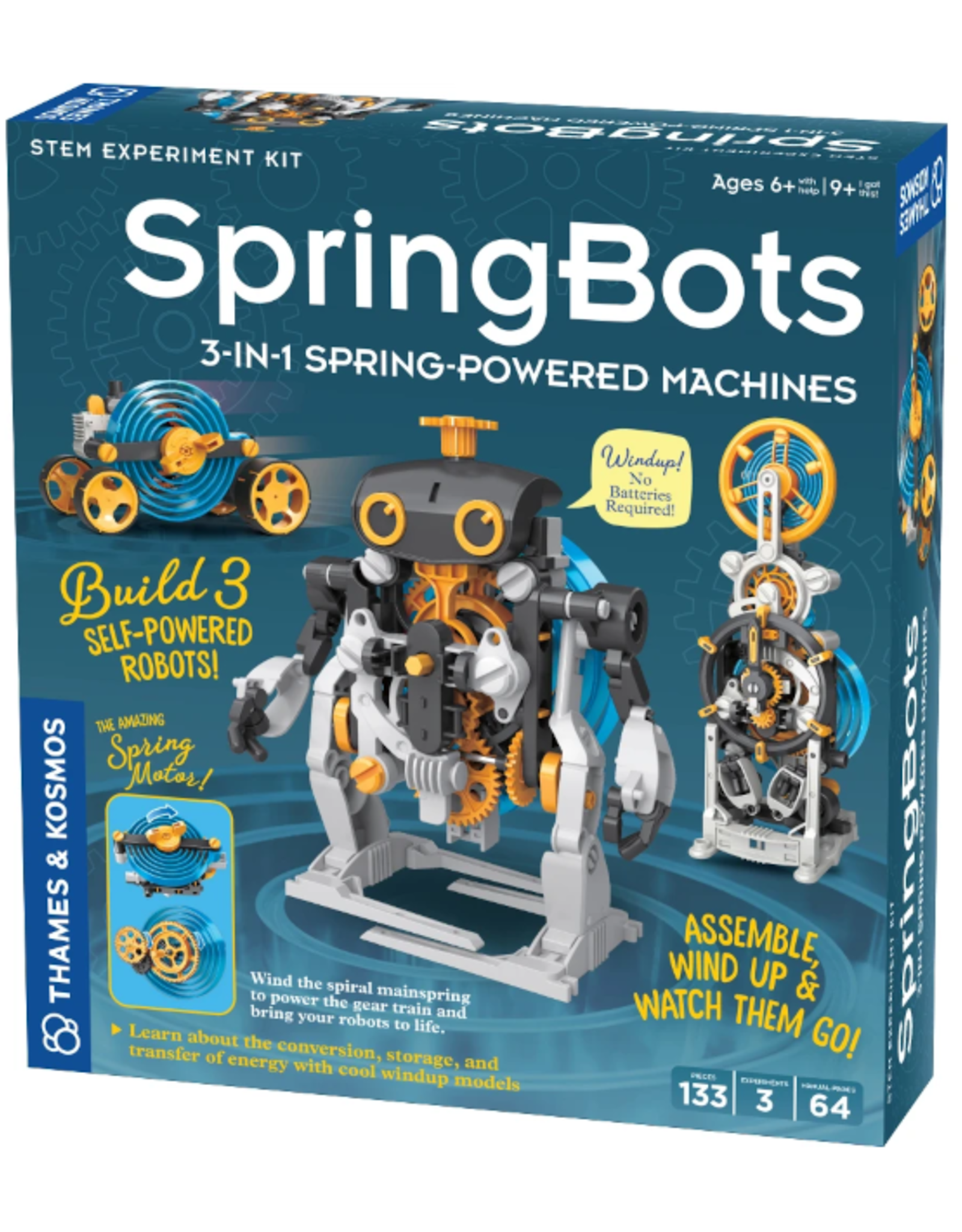 Thames & Kosmos Thames & Kosmos - Spring Bots: 3 in 1 Spring Powered Machines
