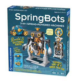 Thames & Kosmos Spring Bots: 3 in 1 Spring Powered Machines