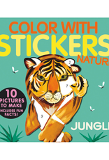 Penguin Random House Books Book - Color with Stickers: Jungle