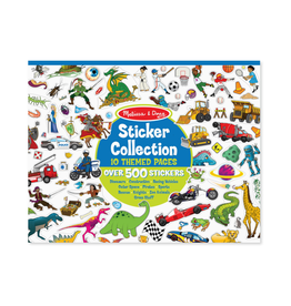 Melissa & Doug Sticker Collection Book: 500+ Stickers - Dinosaurs, Vehicles, Space, and More