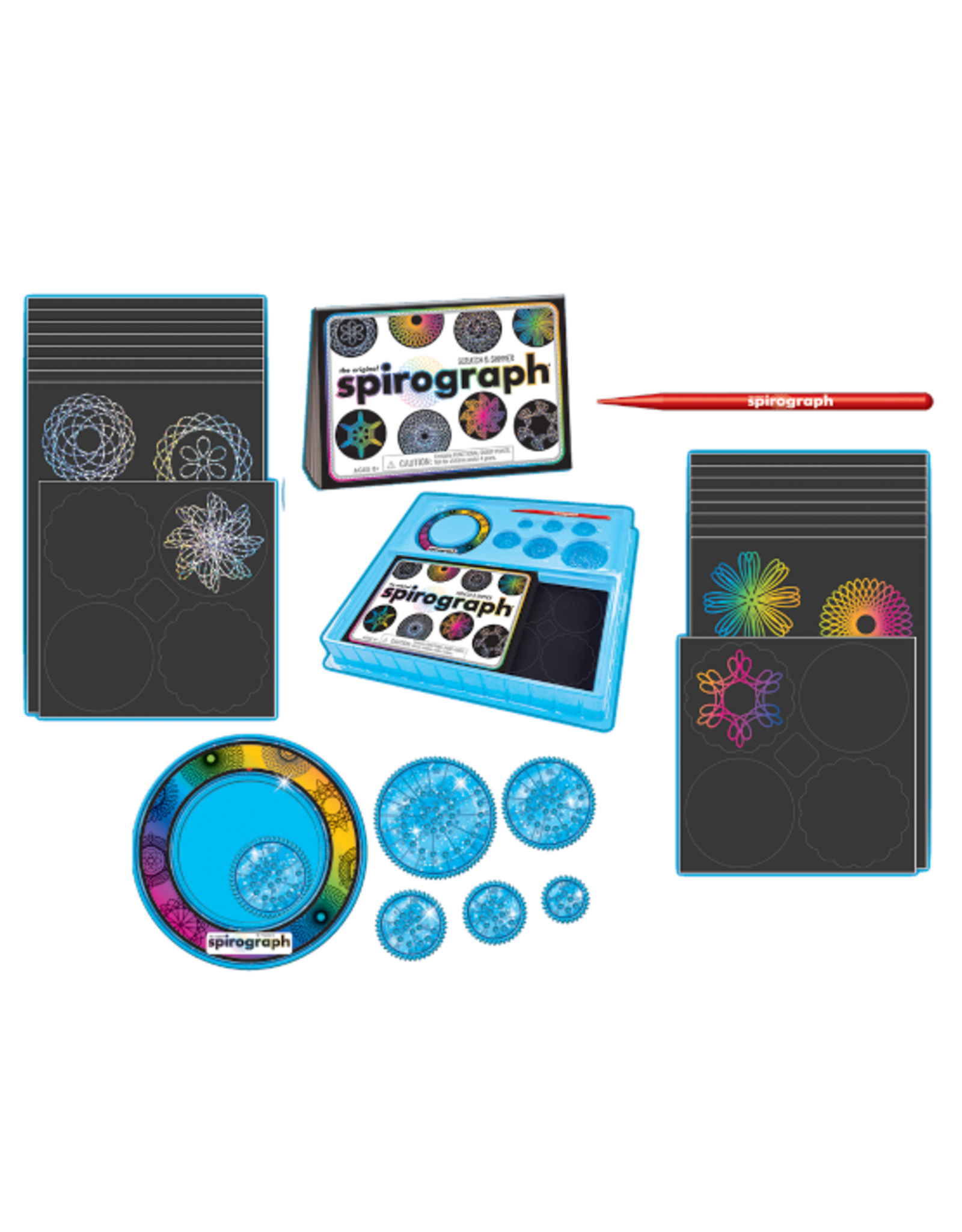 Play Monster Spirograph - Scratch and Shimmer