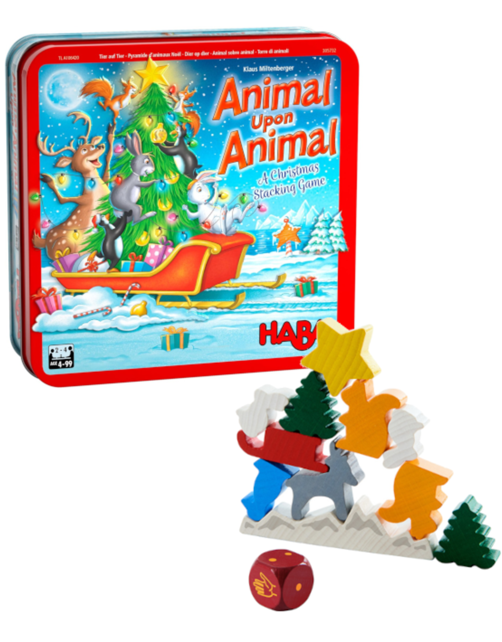 Haba Haba - Animal Upon Animal Christmas