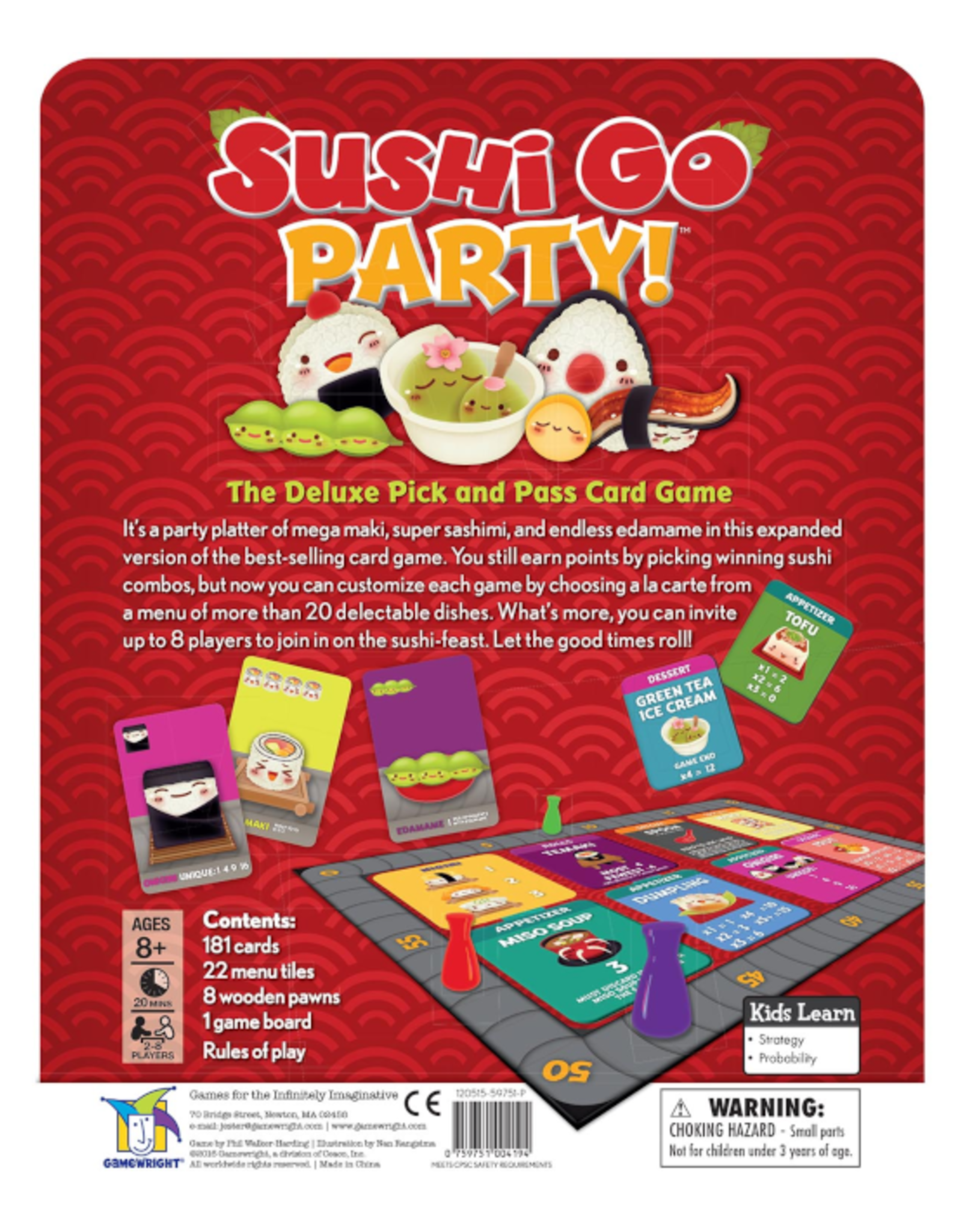 Gamewright Gamewright - Sushi Go Party