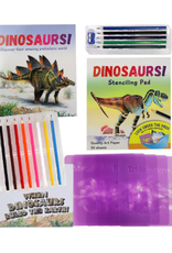 SpiceBox SpiceBox - Imagine It! Dinosaur Book & Stencil Set