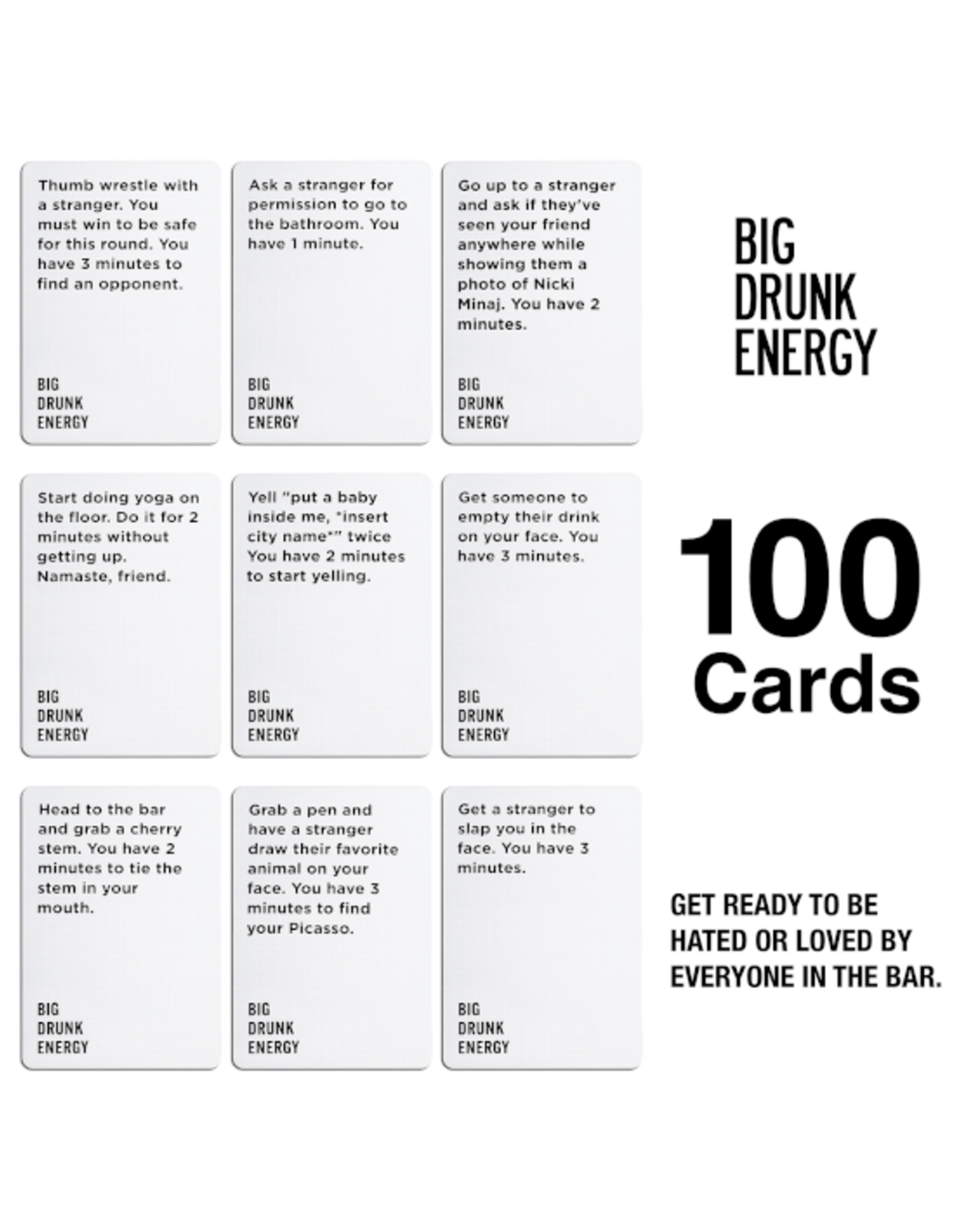 Do or Drink - Big Drunk Energy (White Box)(21+, Adult)