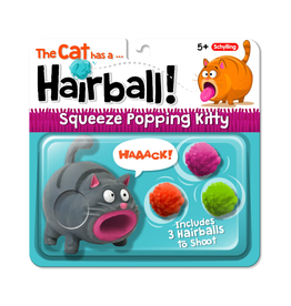Schylling The Cat has a... Hairball! Squeeze Popping Kitty