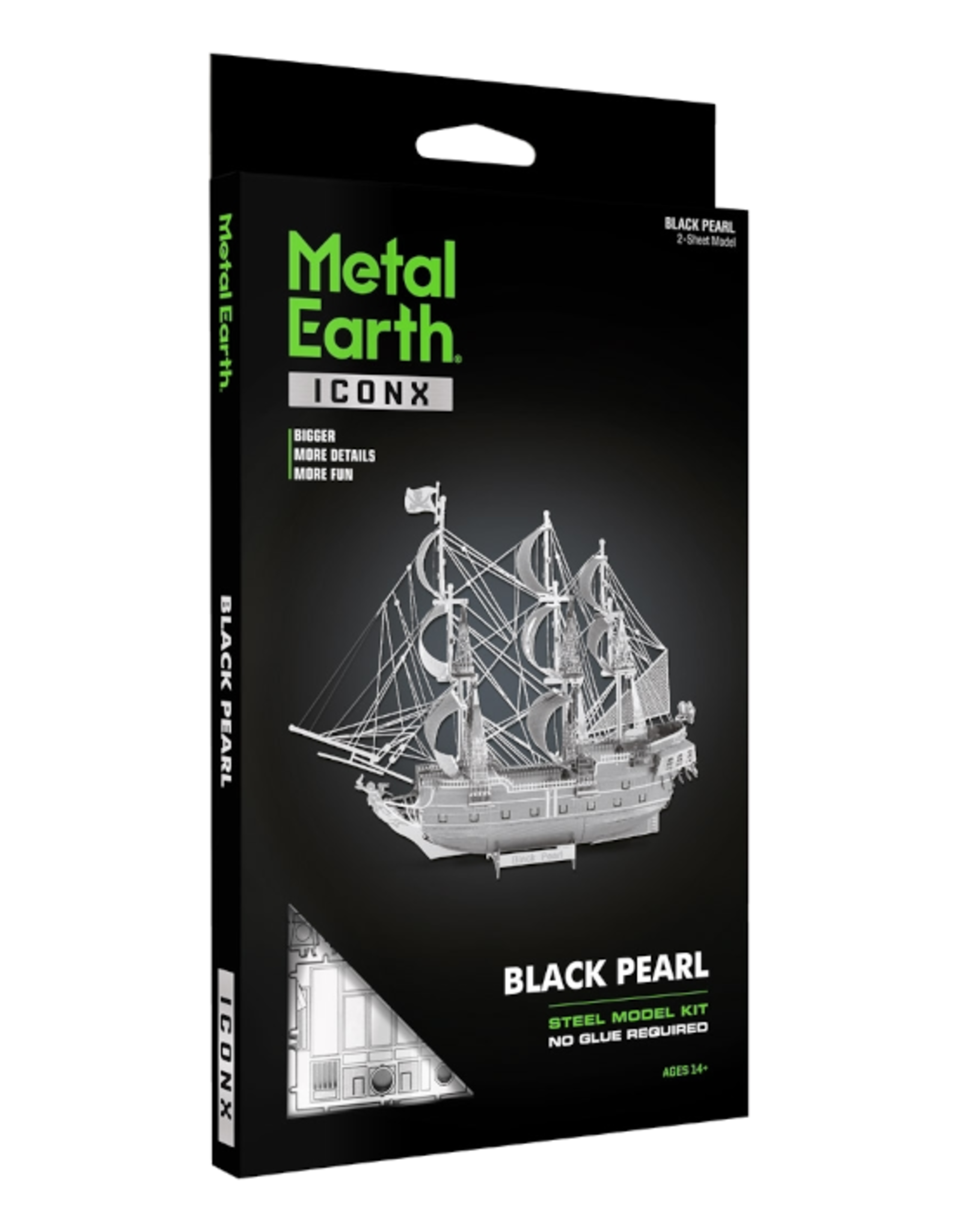 Metal Earth Metal Earth - The Black Pearl Iconx Series