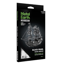 Metal Earth The Black Pearl (Black Version) Iconx Series Metal Earth Model Kit