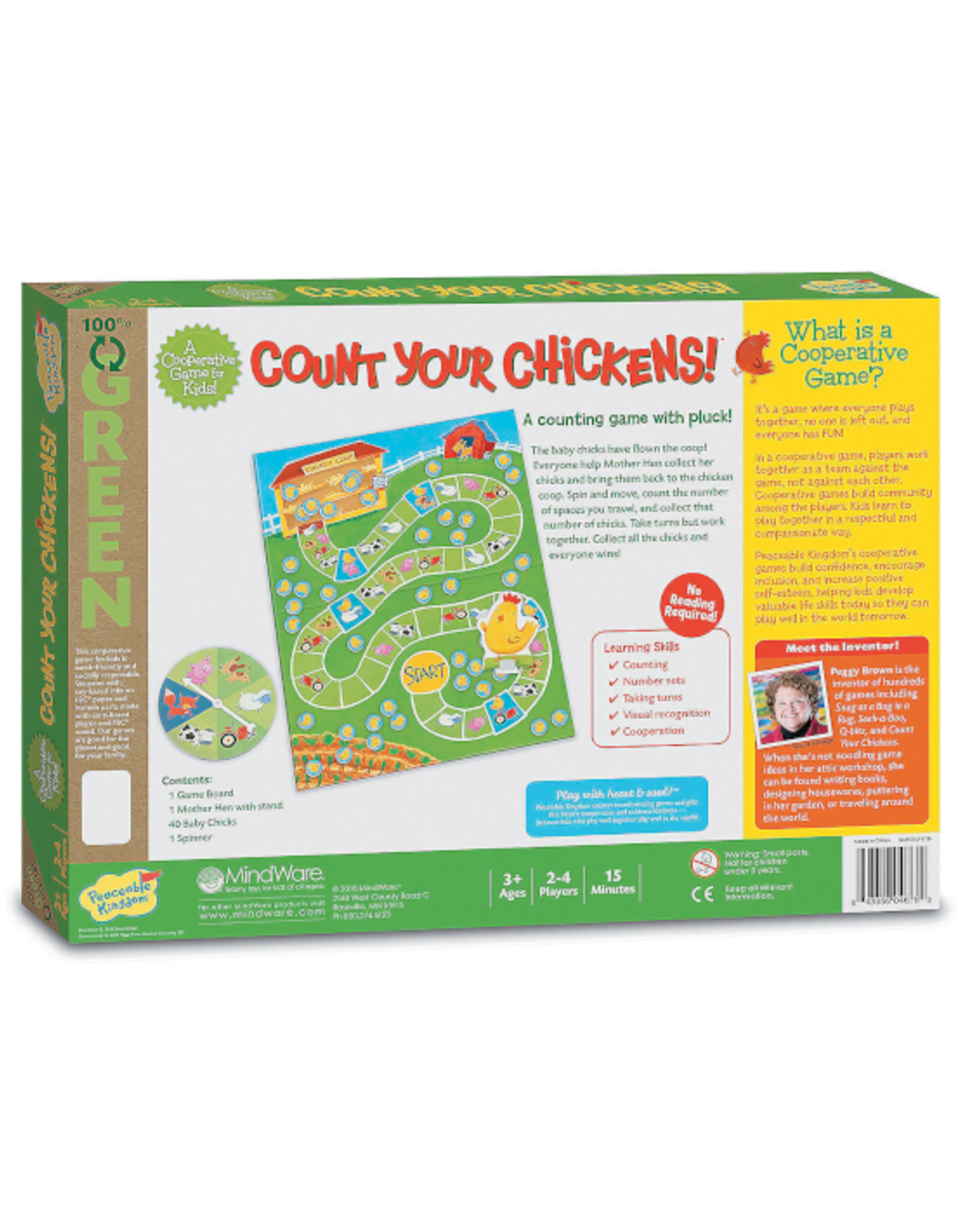 Peaceable Kingdom Peaceable Kingdom - Count Your Chickens Game