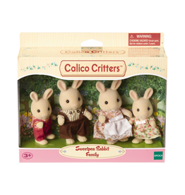 Calico Critters Sweet Pea Rabbit Family