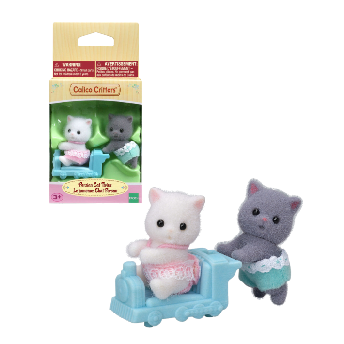 family cats　1001 Calico Critters Persian Cat Family – Mastermind Toys