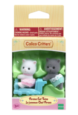 Calico Critters Calico Critters - Persian Cat Twins (White\Grey)