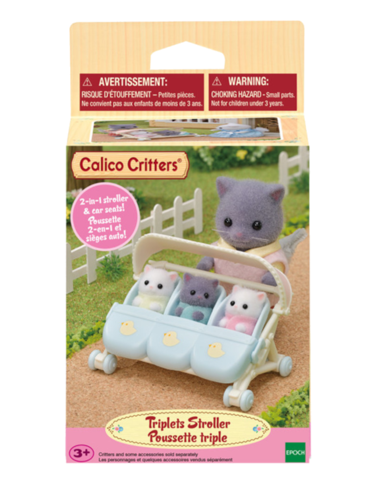 Calico Critters Calico Critters - Triplets Stroller