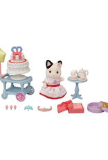 Calico Critters Calico Critters - Party Time Playset Tuxedo Cat Girl