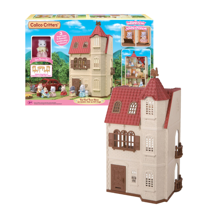 Calico Critters Red Roof Tower Home Westmans