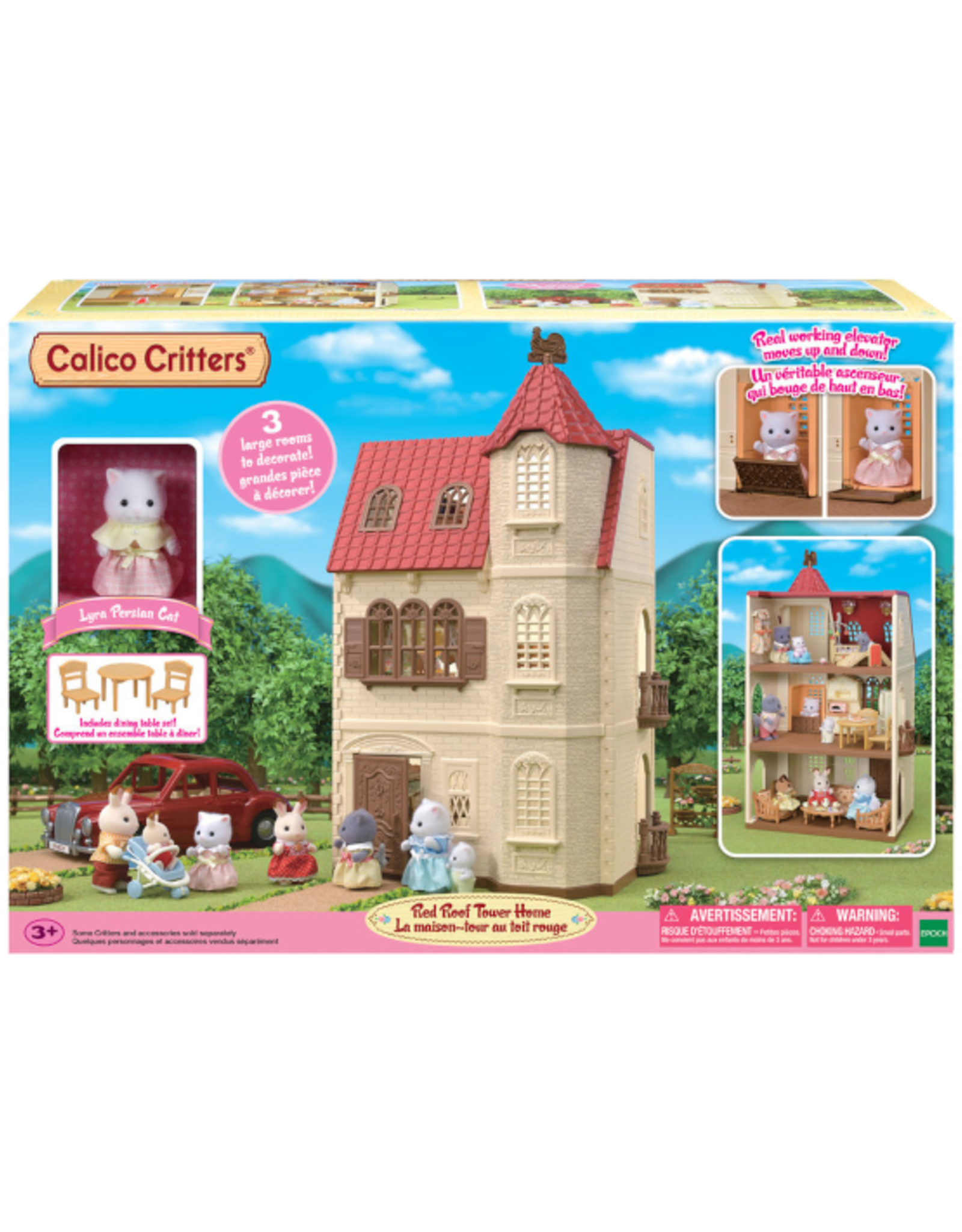 Calico Critters Calico Critters - Red Roof Tower Home