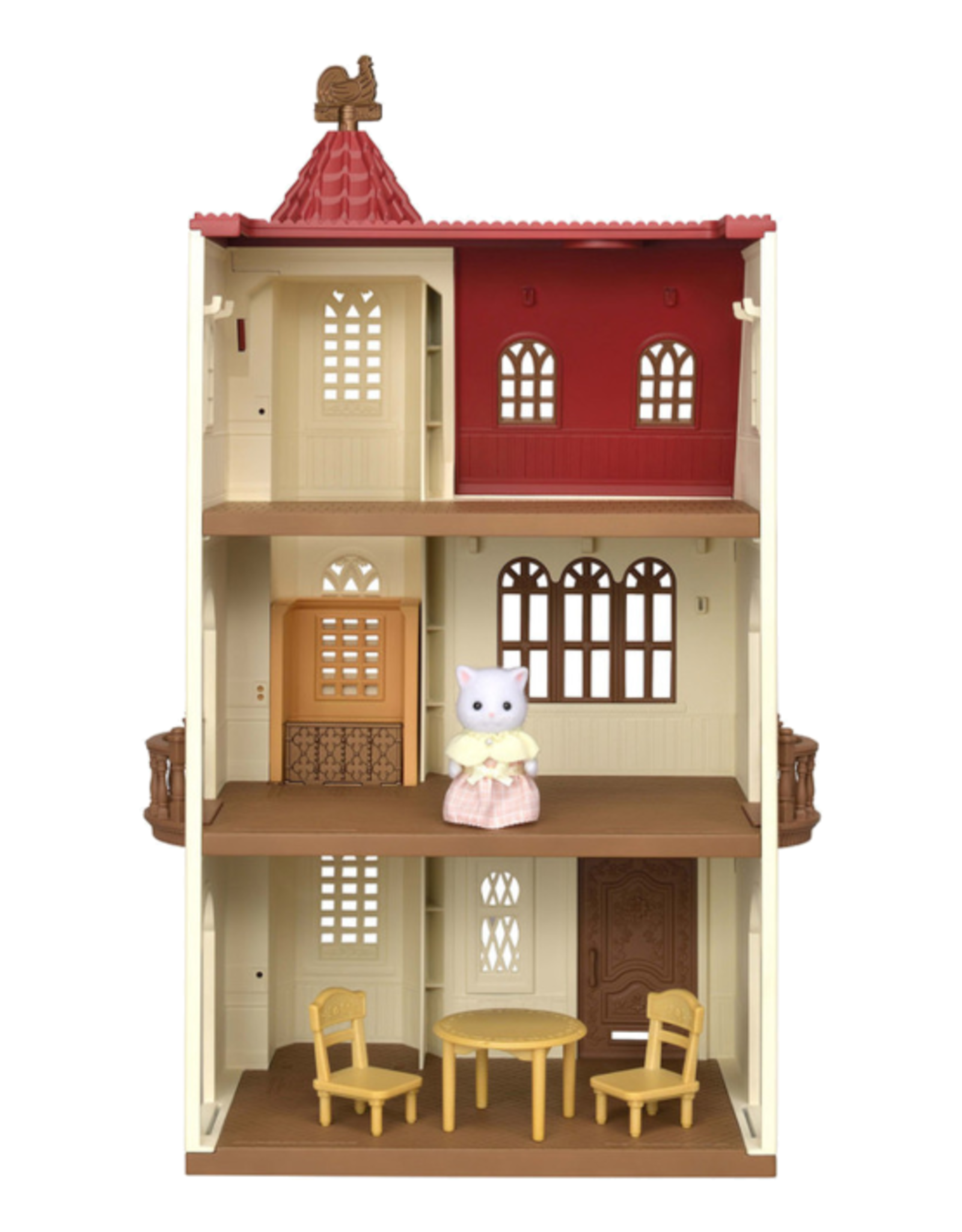 Calico Critters Calico Critters - Red roof tower home