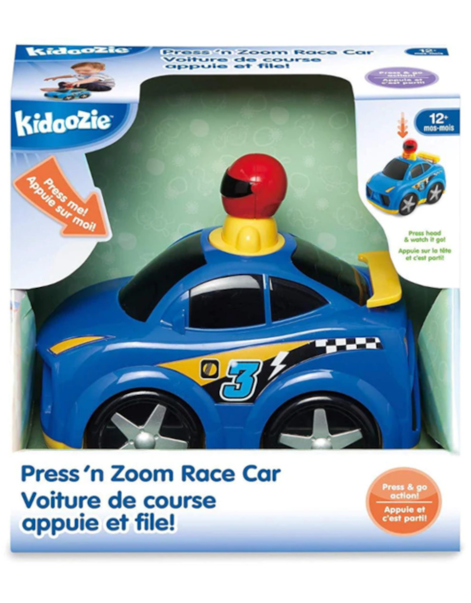 Kidoozie Kidoozie - Press 'N Zoom Race Car