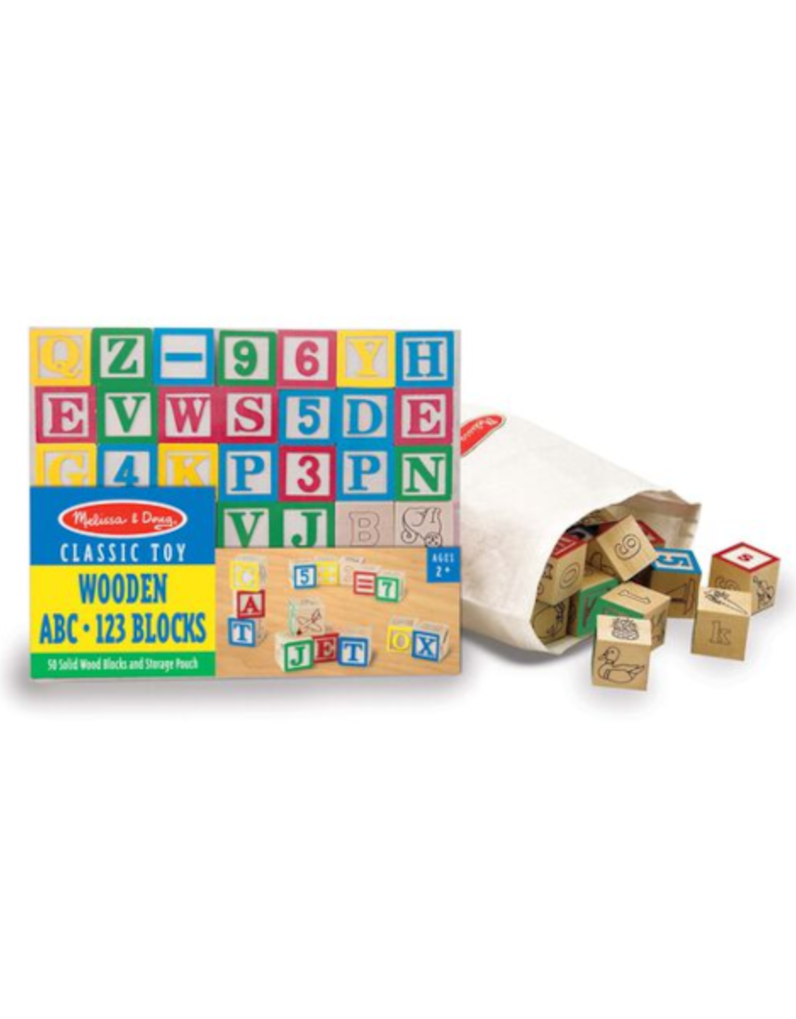 Melissa & Doug Melissa & Doug  - Wooden ABC\123 Blocks